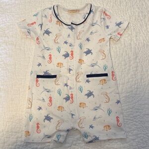 Sea Life Print Kids Bodysuit